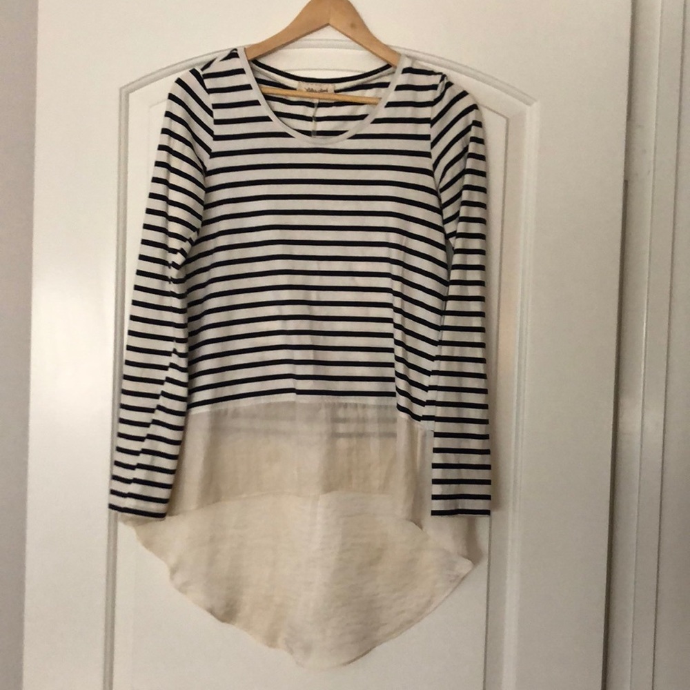 Anthropologie Lili’s Closet knit T-shirt.